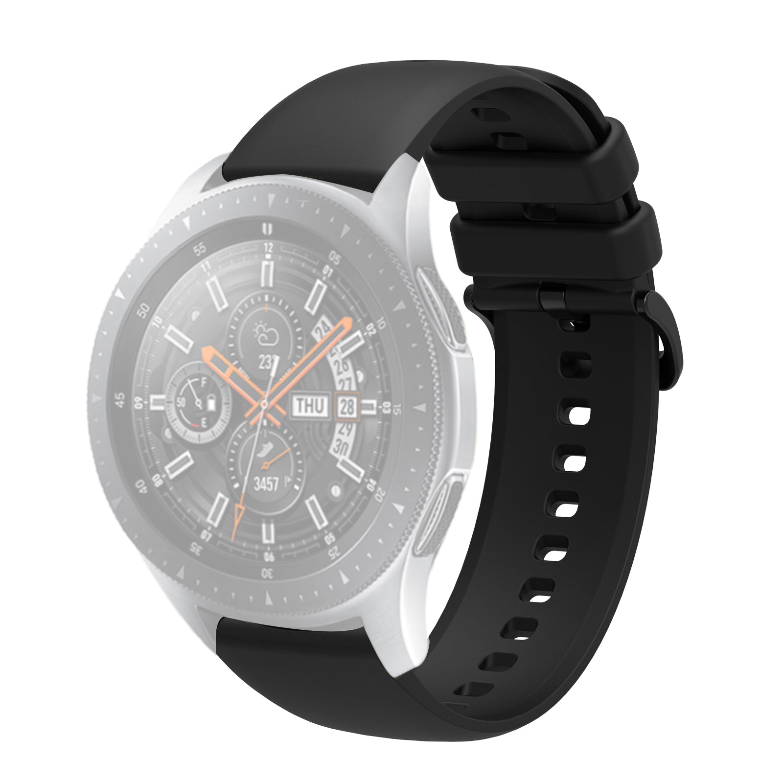 Waterproof Sports Solid Color 22mm Silicone Watch Strap for Samsung Gear S3 Huawei Watch 3 Waterproof Sports Solid Color 22mm Silicone Watch Strap for Samsung Gear S3 Huawei Watch 3
